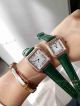 High Replica Cartier Santos-Dumont de Watches Diamond-set Leather Strap (9)_th.jpg